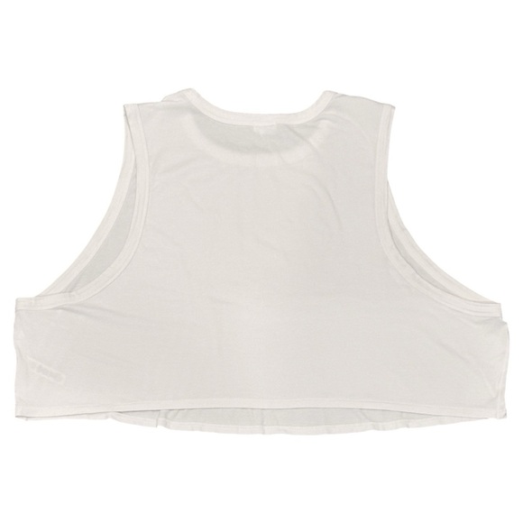 SKIMS Boyfriend Crop Sleeveless Relaxed Tank Top in Marble (Cream) Women’s 4X - Picture 5 of 7